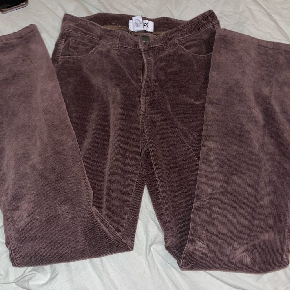 Corduroy flare pants